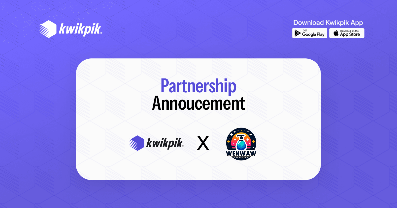 Kwikpik Partners with Wenwaw for Liquid Soap Delivery